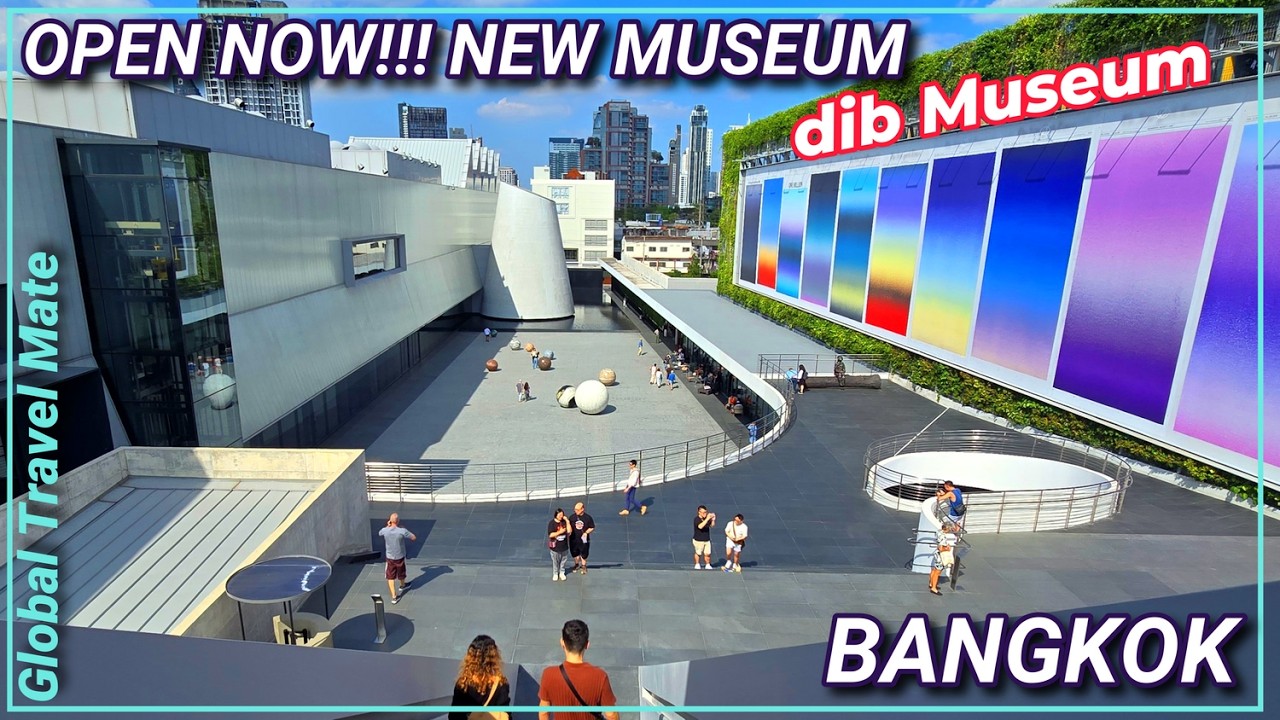 Bangkok NEW DIB Museum just opened December 2025 🇹🇭 Thailand