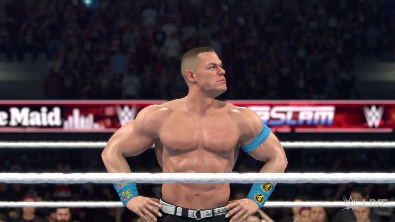 Полный матч WWE 2K26 - Джон Сина против Сета Роллинза – Матч со столами: WWE TLC 2014