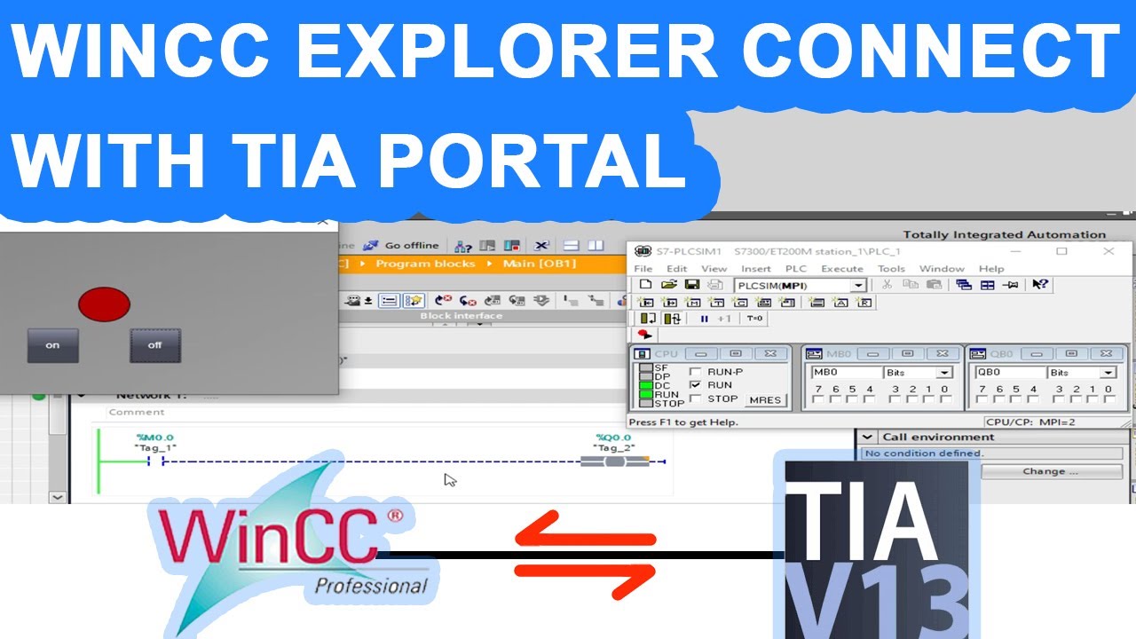 🔵How We Can Connect Wincc Explorer With Siemens TIA Portal. Wincc Explorer Connect With TIA Portal.