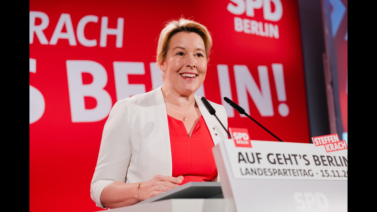 LPT II/2025: Franziska Giffey unterstützt Steffen Krach
