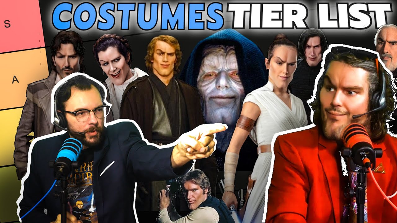 Ranking COSTUMES in STAR WARS from WORST to BEST