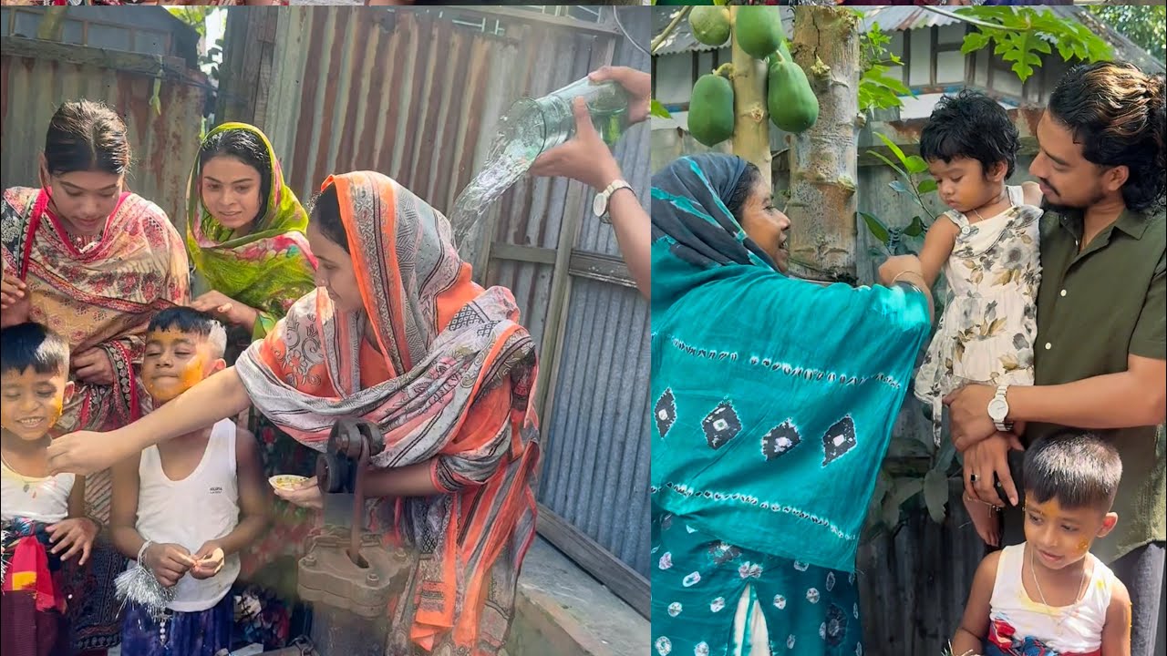 ছোট্ট ভাগিনাদের বিয়ে তাই এতো আয়োজন 🤭