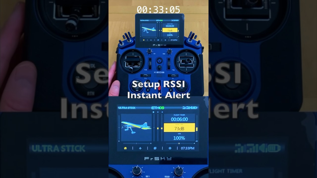 #FrSky X20 #Setup #RSSI Instant Alert #33secs #Shorts Subscribe to support my channel. Free.Thanks!🙏
