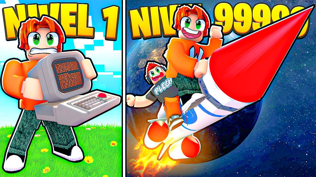 ¡Llegué al ESPACIO con @Plech!!! 🚀👨‍🚀 | ROBLOX (Computer Tycoon)