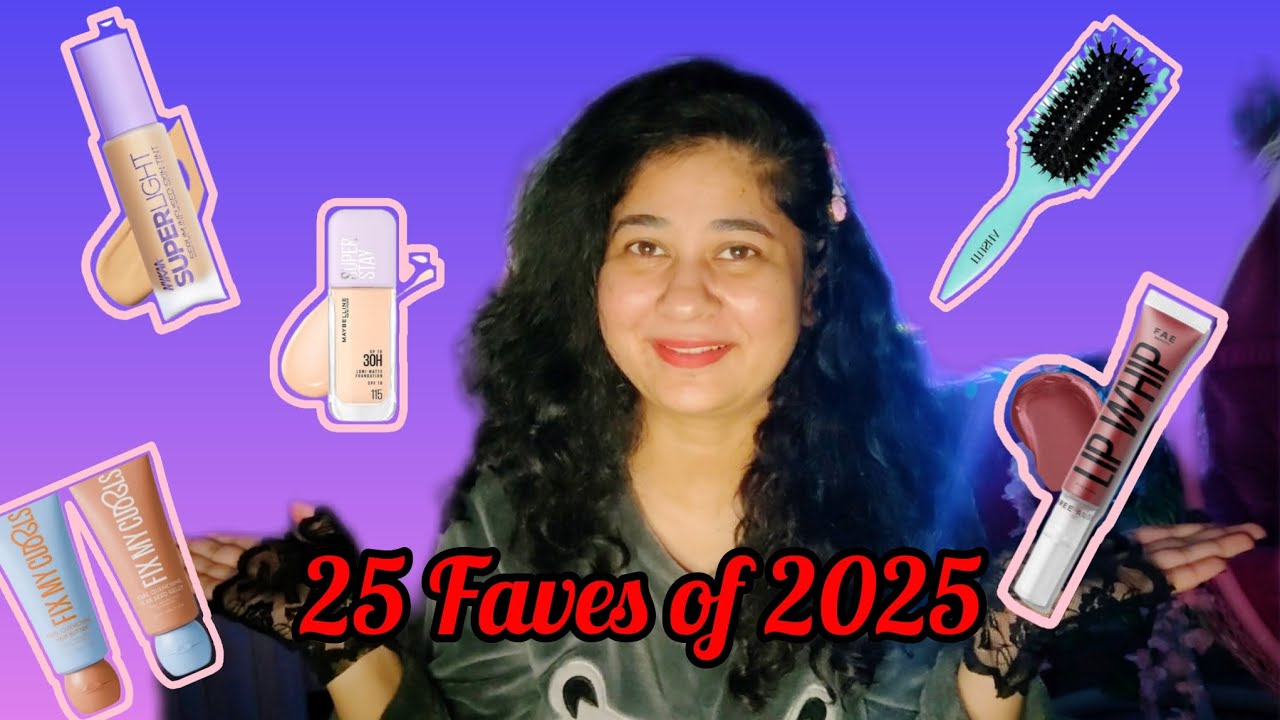 ✨ Top 25 of 2025 | Makeup | Skincare | Curly Hair Products ✨ #yearlyfaves