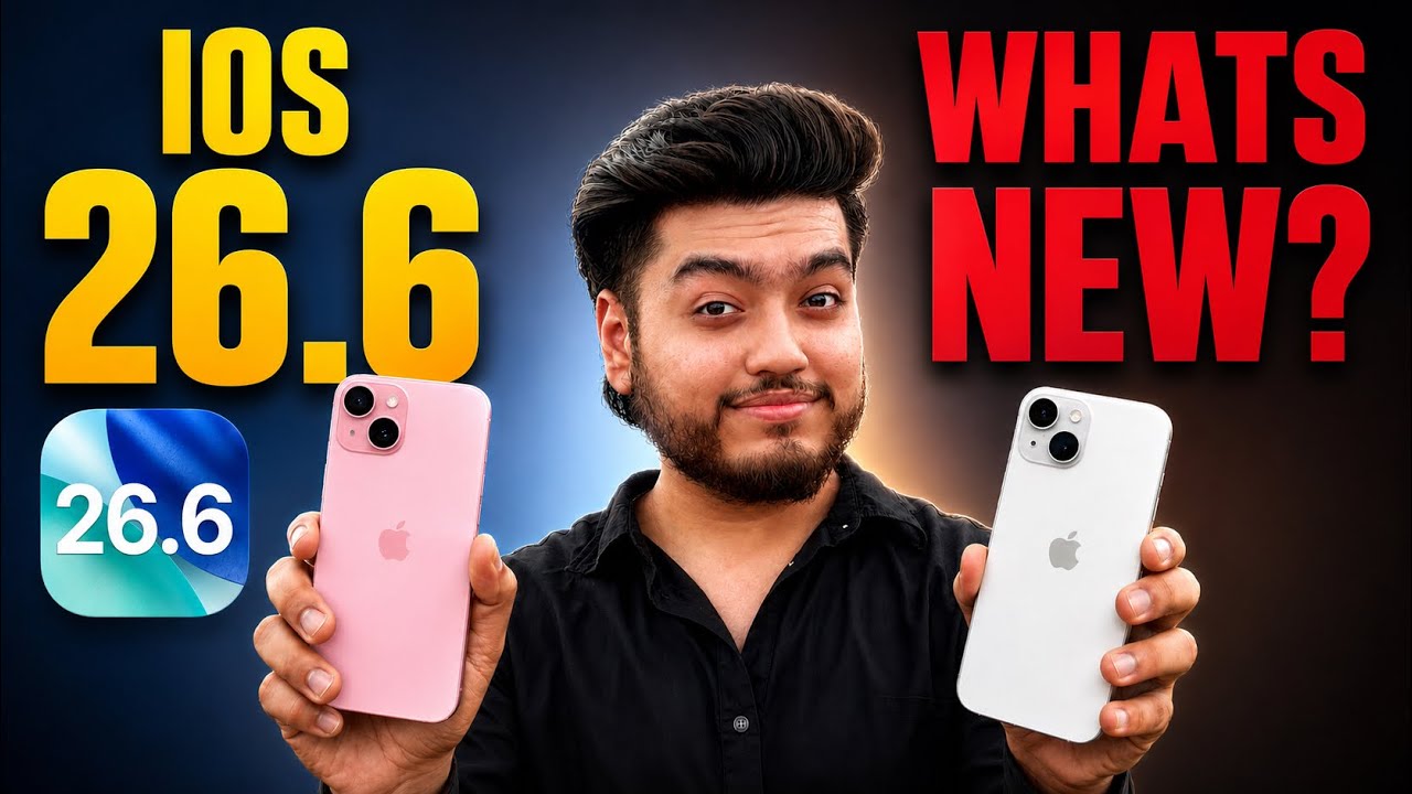 iOS 26.6 update in iPhone 15 & iPhone 13🚨Important Security Update! Battery? Should you update?