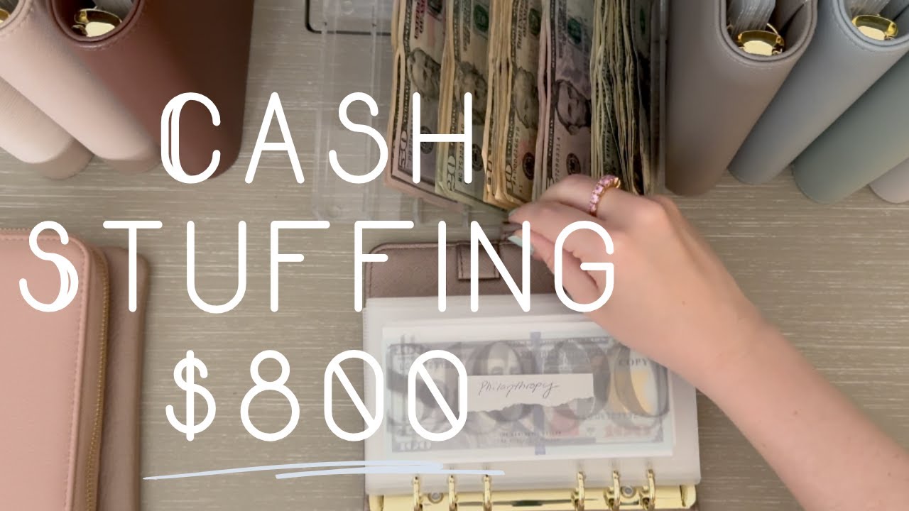 Cash Stuffing $800 // Envelope System Beginner // Zero Based Budget