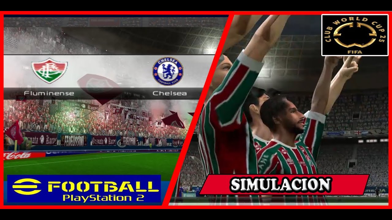 Fluminense vs Chelsea | Semifinal Mundial de Clubes 2025 | PES 2024 (PS2) Gameplay