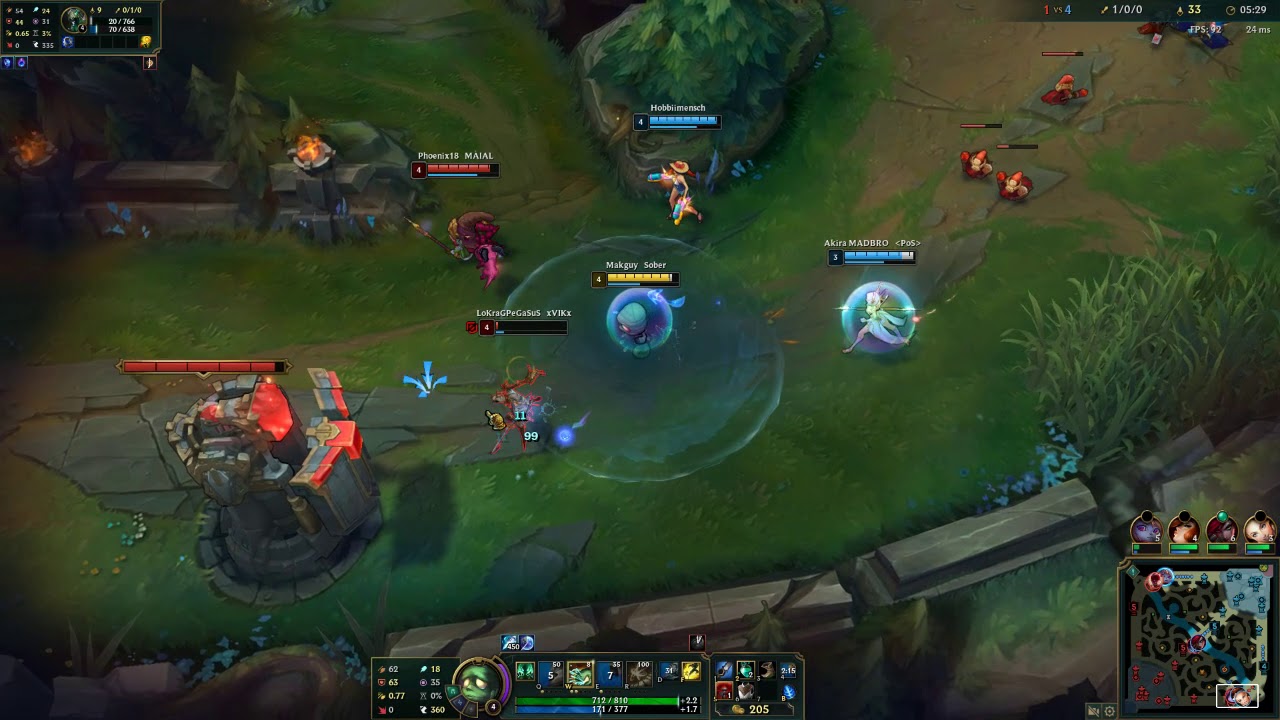 fair hitbox amumu