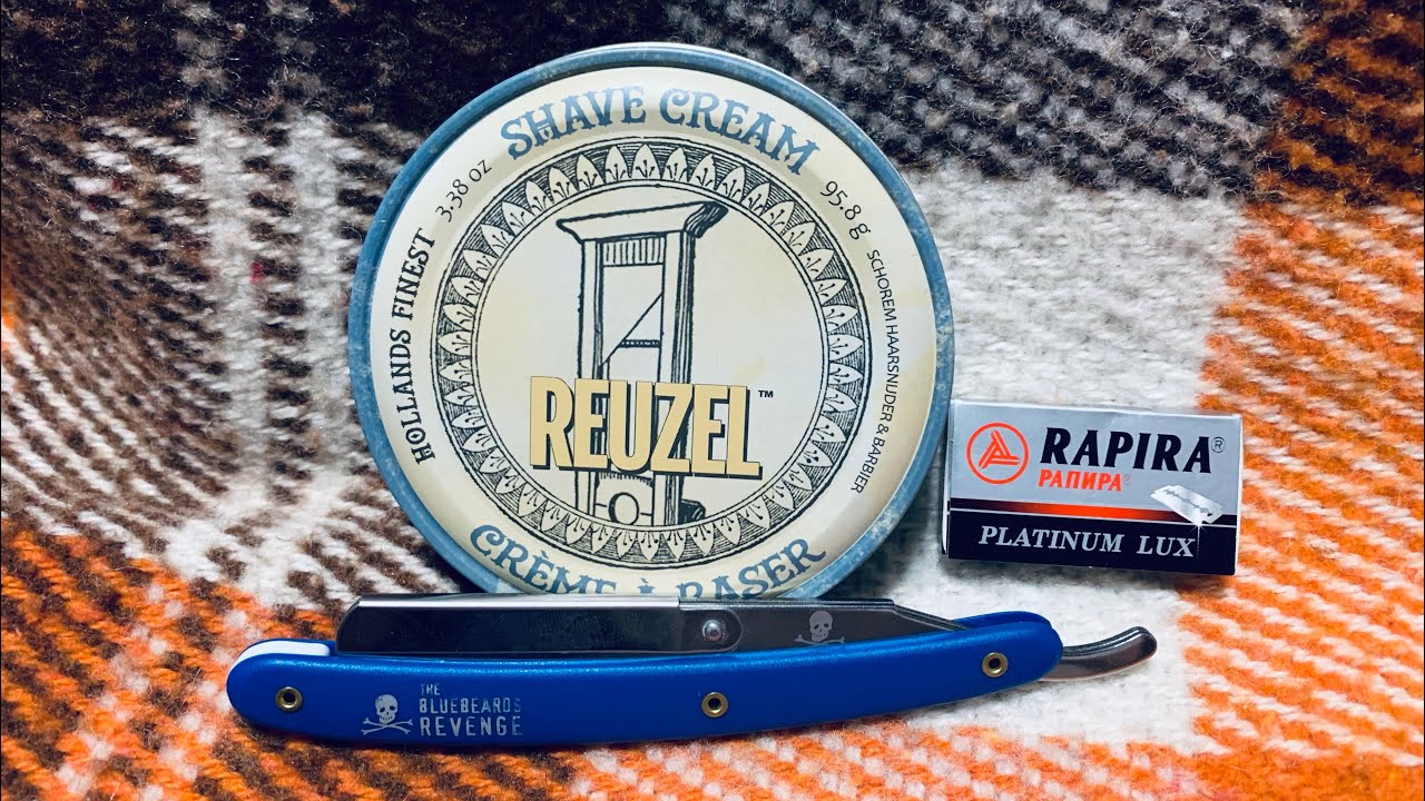 Бритьё! Шаветка Bluebeard’s Revenge. Рапира. Reuzel shaving cream. Тройной одеколон Новая Заря. ВКБ