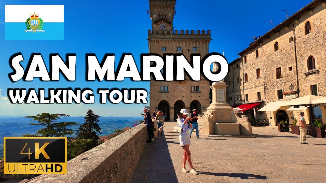 ⁴ᴷ⁶⁰ 🇸🇲 San Marino: The Oldest Republic in the World | (April 2025) [4K]