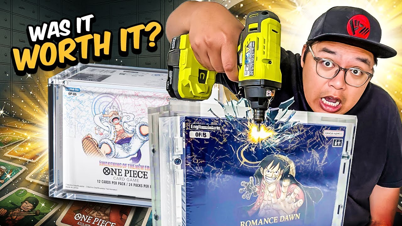 We Crack His Sealed Collection! - One Piece OP01 and OP05 Box Opening