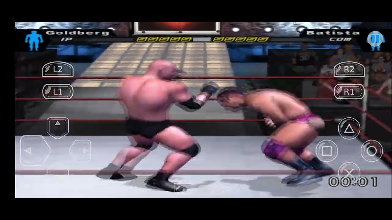 🔥 Goldberg vs Batista – Ultimate Power Showdown | WWE SmackDown! Here Comes the Pain Full Gameplay