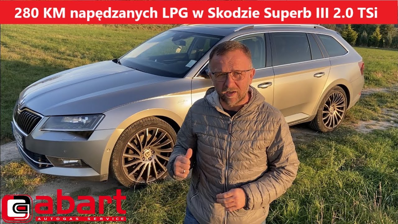 Wypasiona Skoda Superb III 2.0 TSI 280 KM oszczędna po montażu instalacji gazowej w @AbartAutoGazSerwis