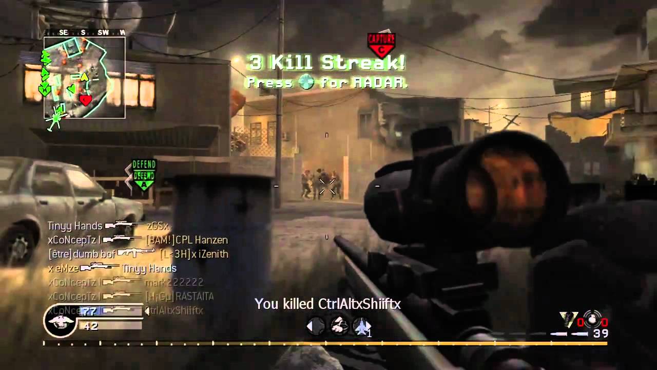 My First Recorded Triple On CoD4.