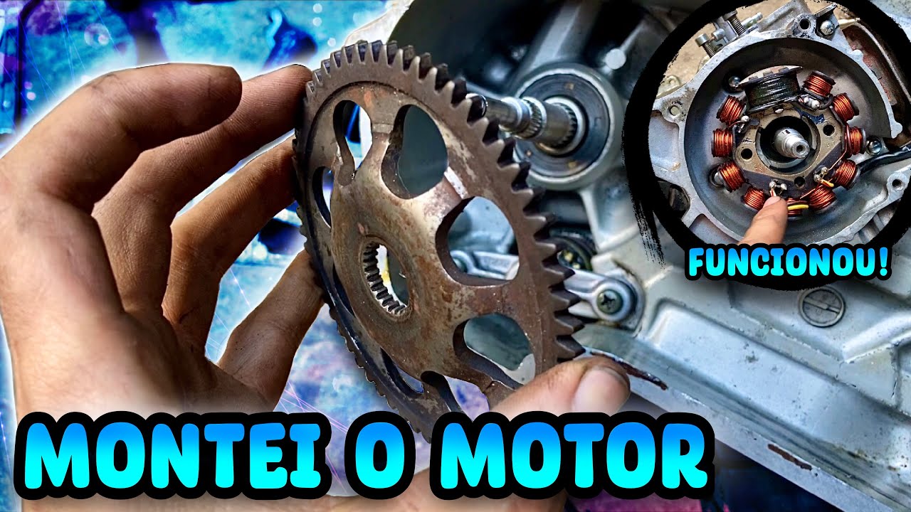 Terminei o motor da Suzuki ae50