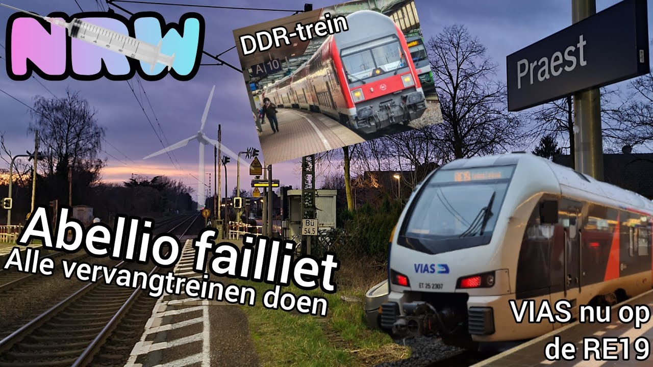 NRW: VIAS op de RE19 en zo veel mogelijk OUDE TREINEN doen | #VLOG