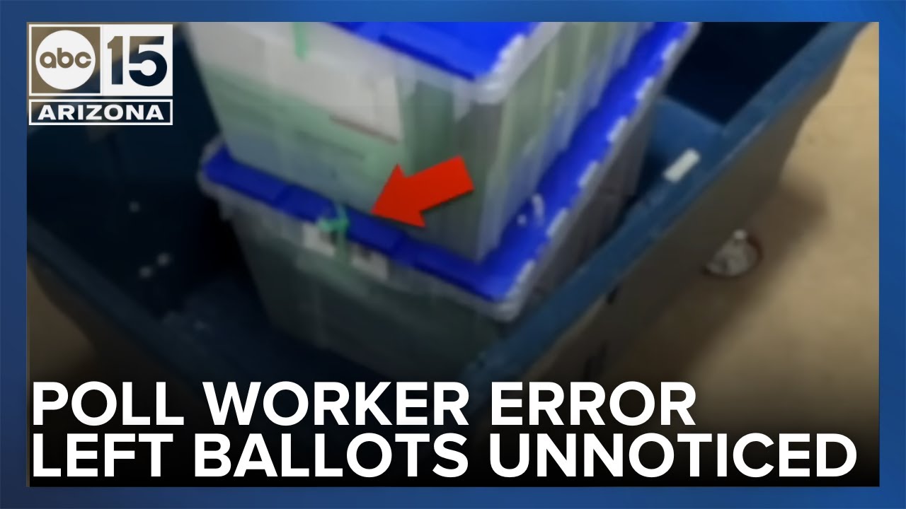 Poll worker error left ballots unnoticed until routine equipment inspection revealed mistake