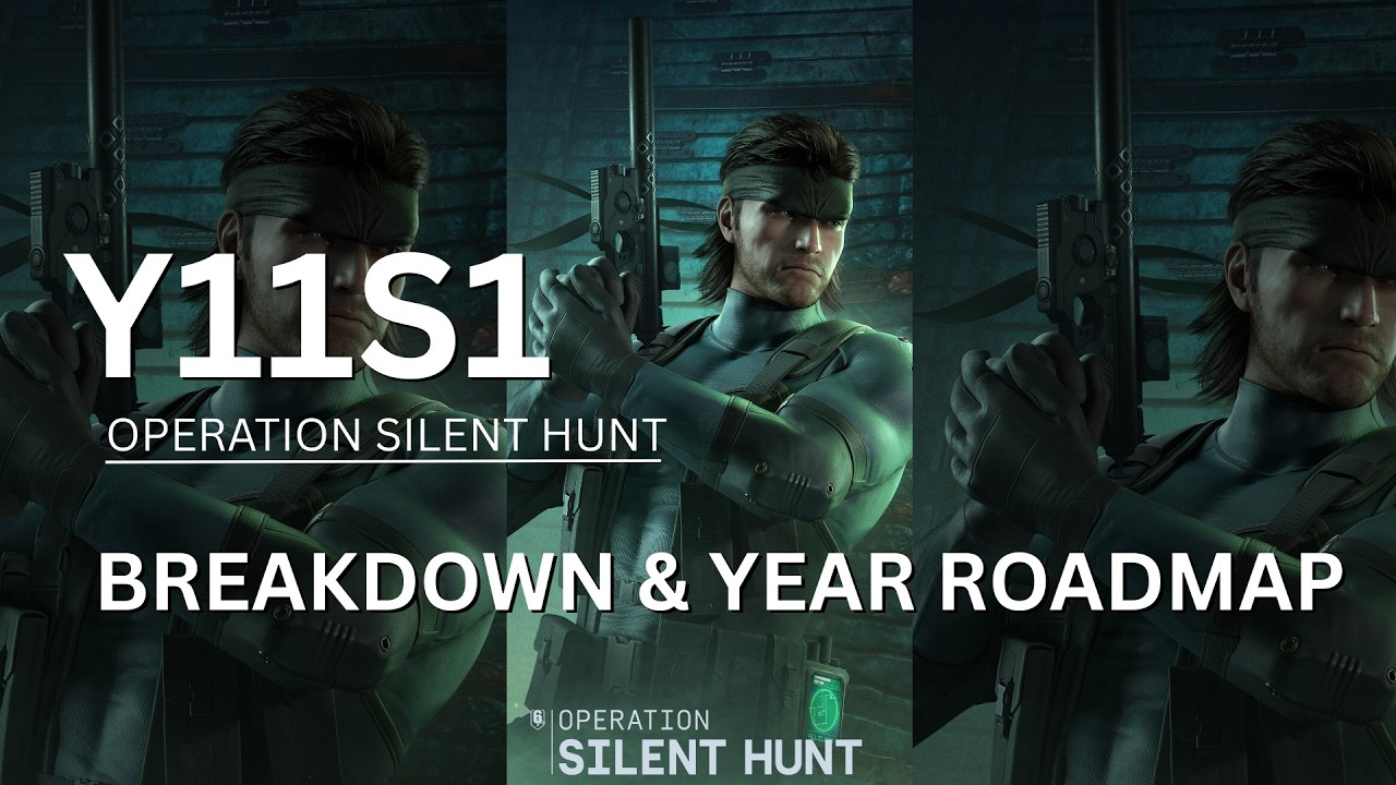 Y11S1 - Operation Silent Hunt & Year Road Map Breakdown for Rainbow Six Siege #r6 #r6siege