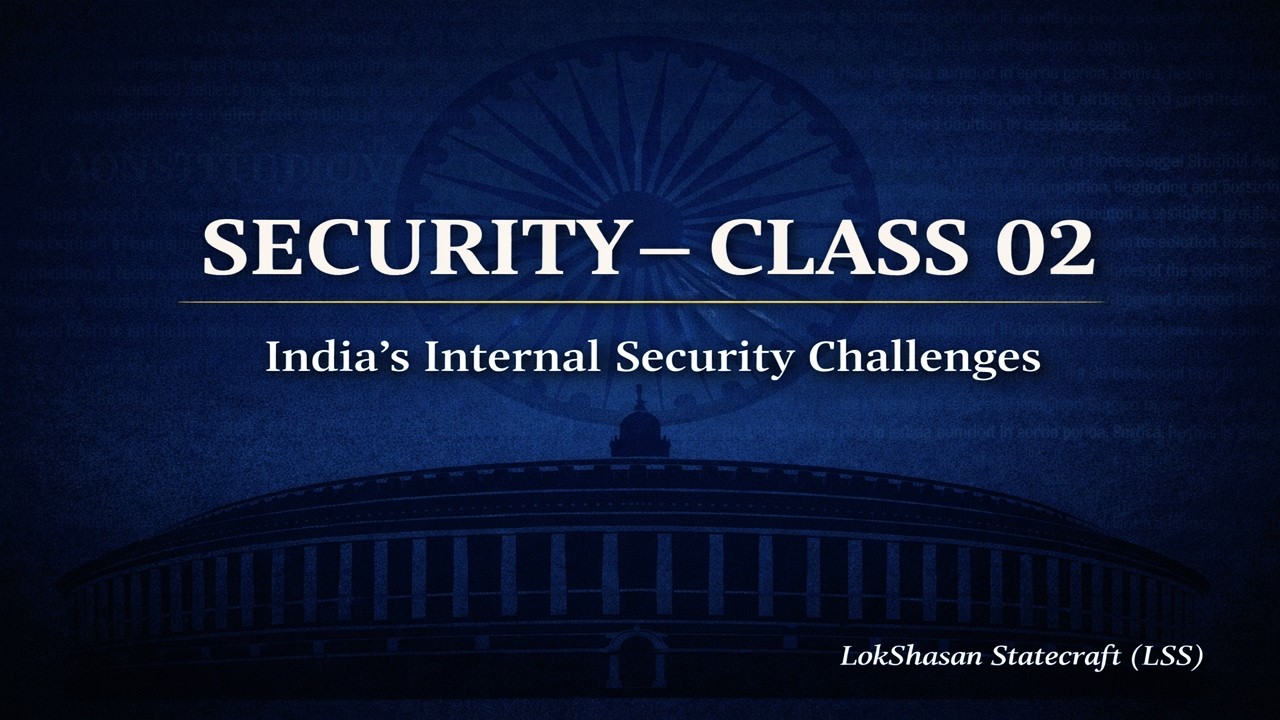 LokShasan Statecraft (LSS) | Internal Security Class 02 | UPSC IAS GS3 Security (2025/2026)