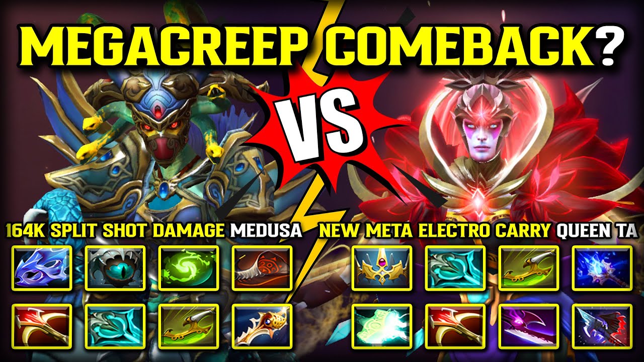 MEGACREEP COMEBACK ? BETWEEN 164K SPLIT SHOT DAMAGE MEDUSA VS. NEW META MJOLLNIR TEMPLAR ASSASSIN
