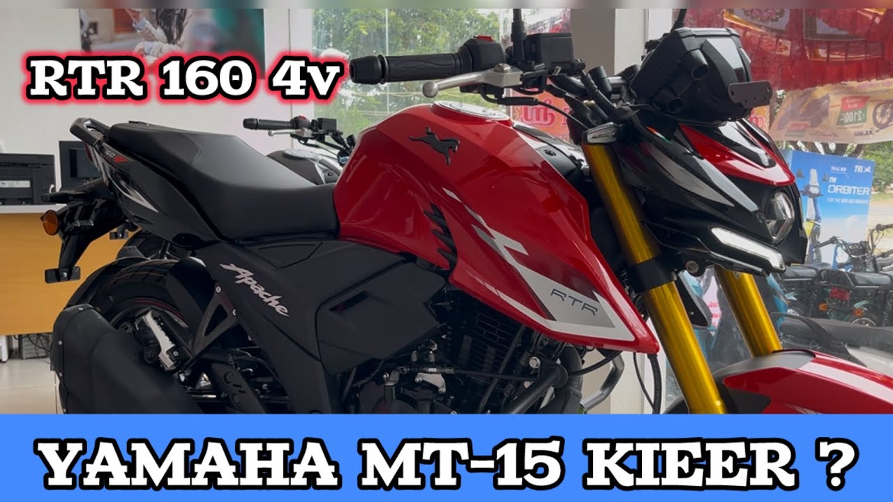 TVS APACHI RTR 160 4v😍/160cc Sports Bike🏁🏍️🔥New look👀 colour TFT display