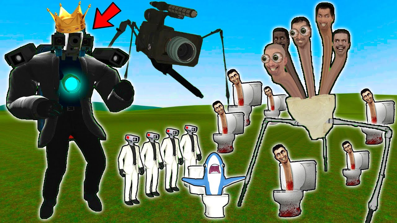 DRACULASS IL ADUCE PE CAMERAMANUL BOSS! TOALETELE SKIBIDI VS CAMERAMANII VS BANBAN IN BATALIA EPICA!
