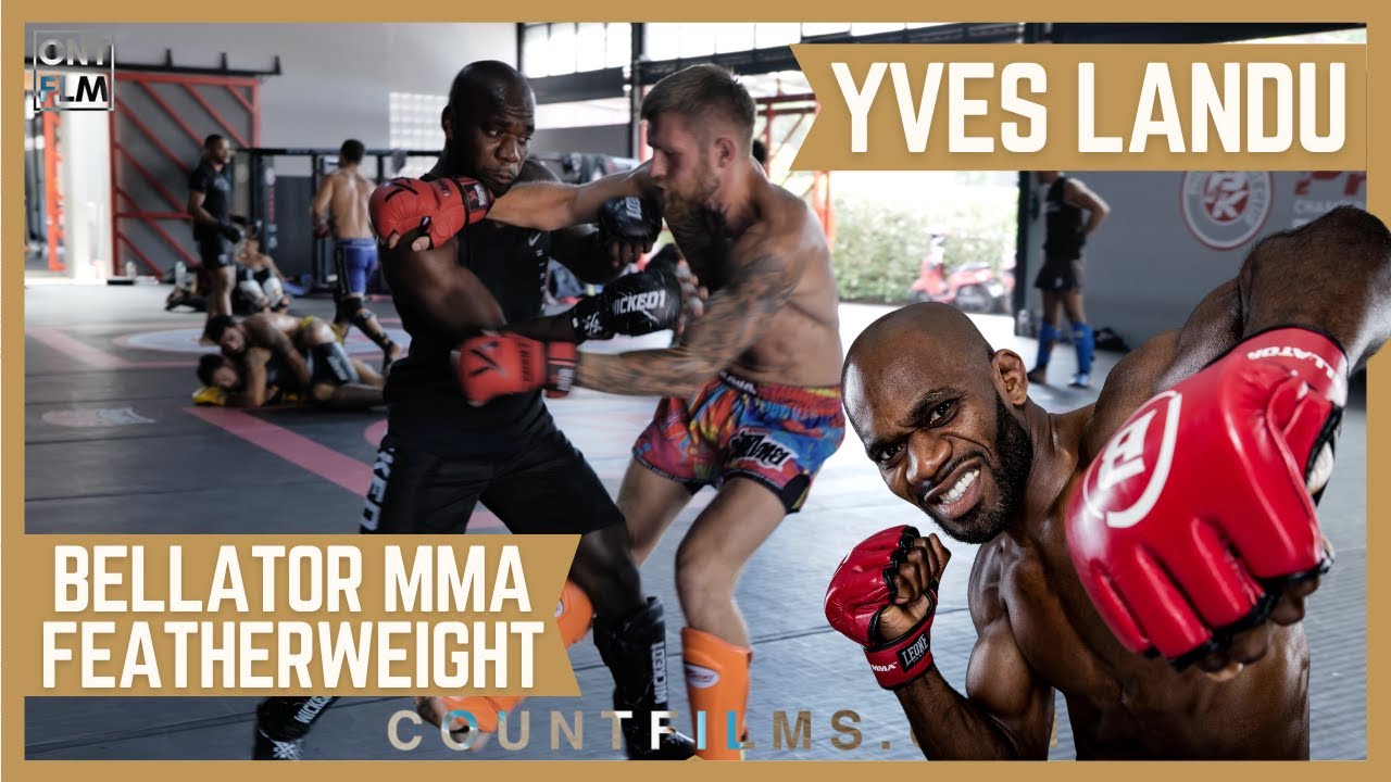 Yves Landu: Bellator MMA Featherweight sparring MMA takedowns