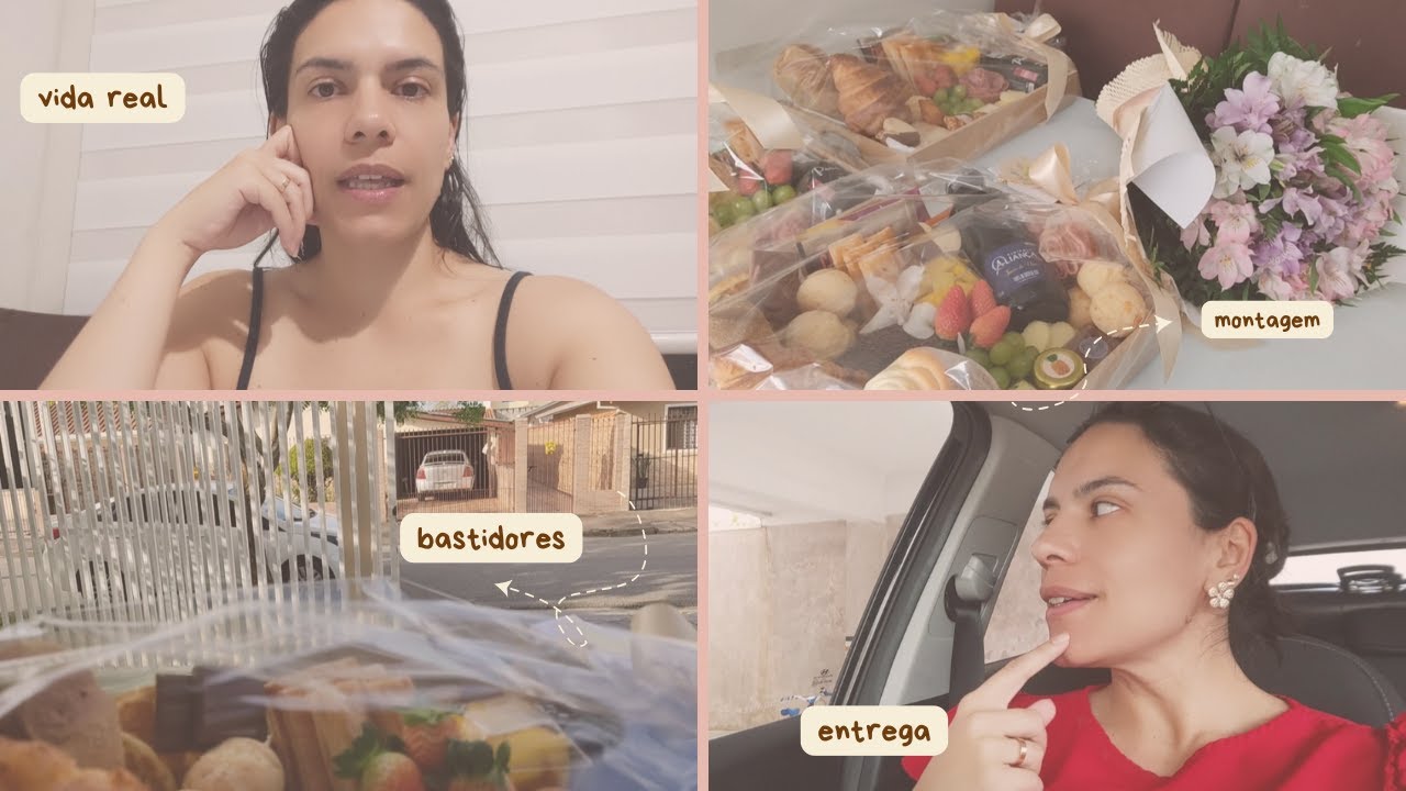 Como é a rotina (real) da montagem de 5 cestas: pré-preparo, montagem e entregas  | Não é só glamour
