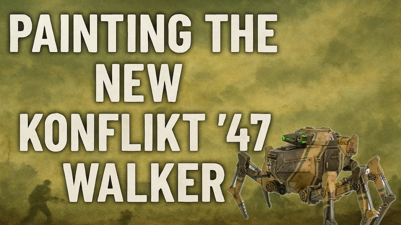 Painting the NEW Vogelspinne Walker | Konflikt ’47 Weird War Miniature