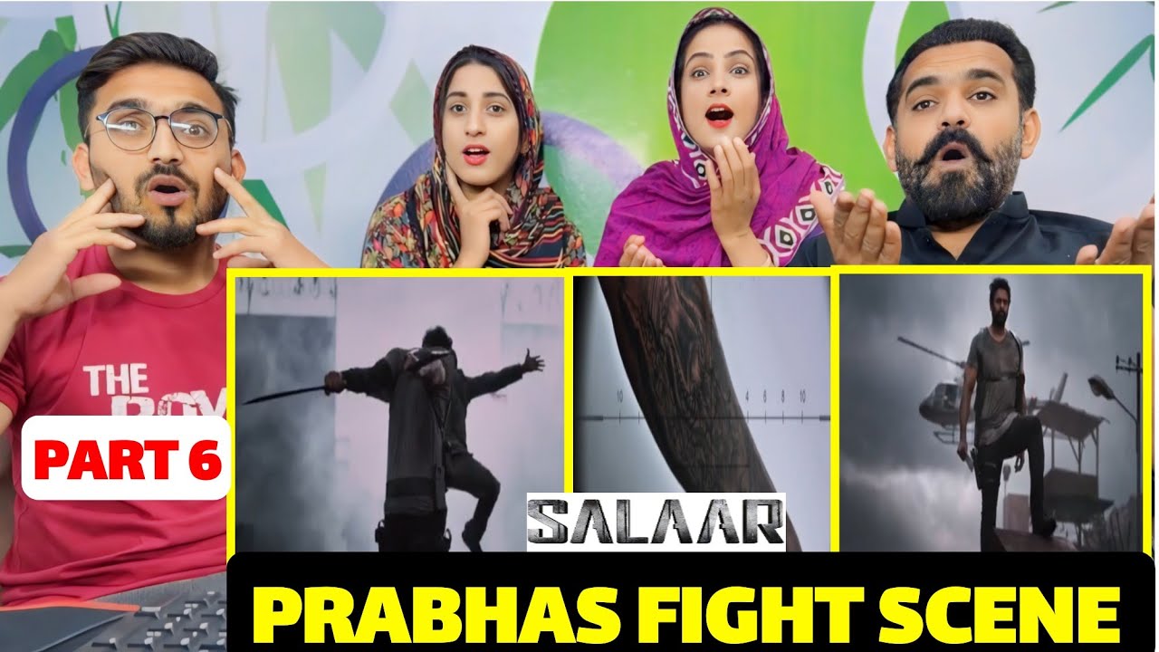 SALAAR Mass Prabhas Fight Scene - Part 6 Reaction | Pritviraj, Shruthi Haasan, Prashanth Neel.