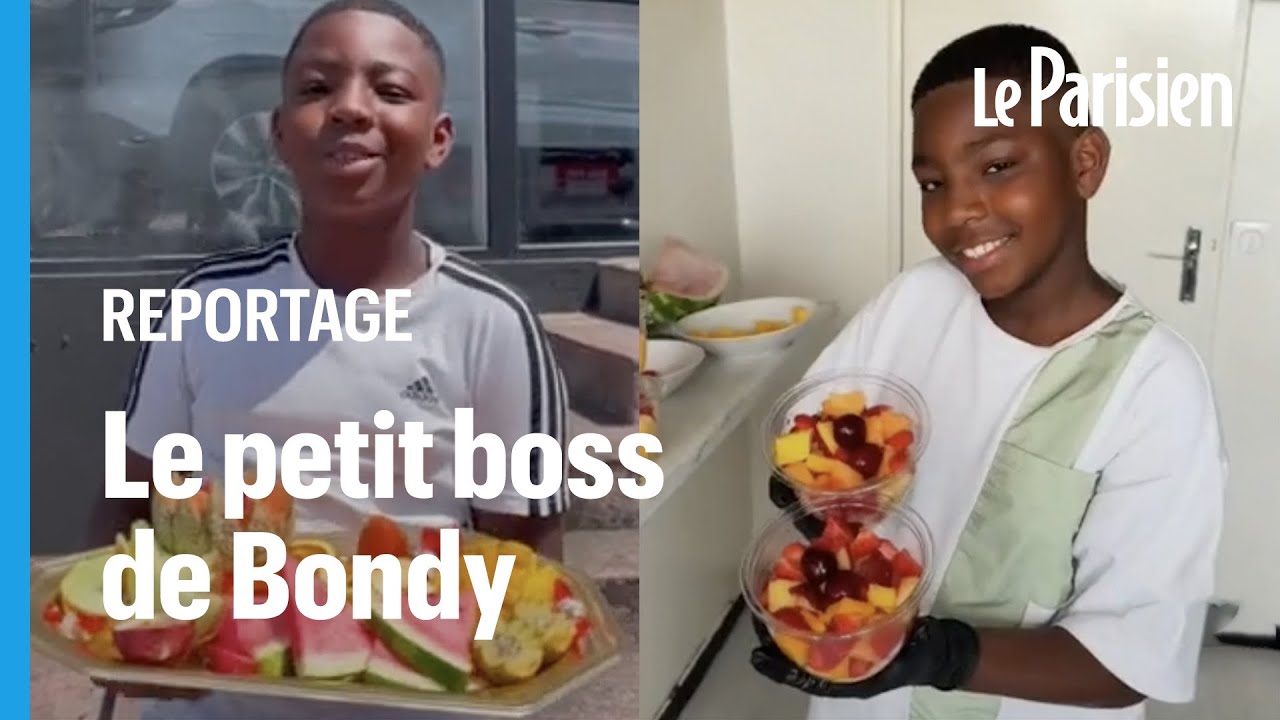 Avec ses fruits découpés et ses sirops ultra frais, Wassim, 12 ans, est la nouvelle star de Bondy