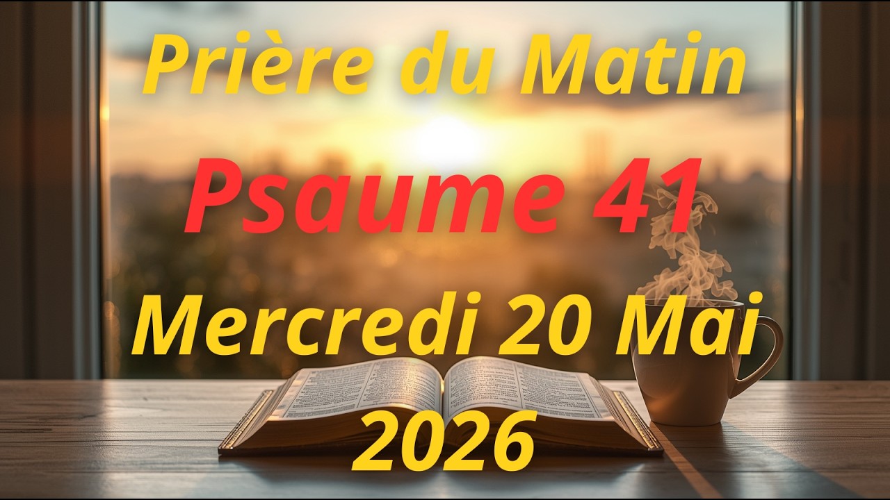 🙏 PRIÈRE DU MATIN -  Mardi 10 Mars 2026 | Psaume 41 | Pour la Guérison et la Restauration