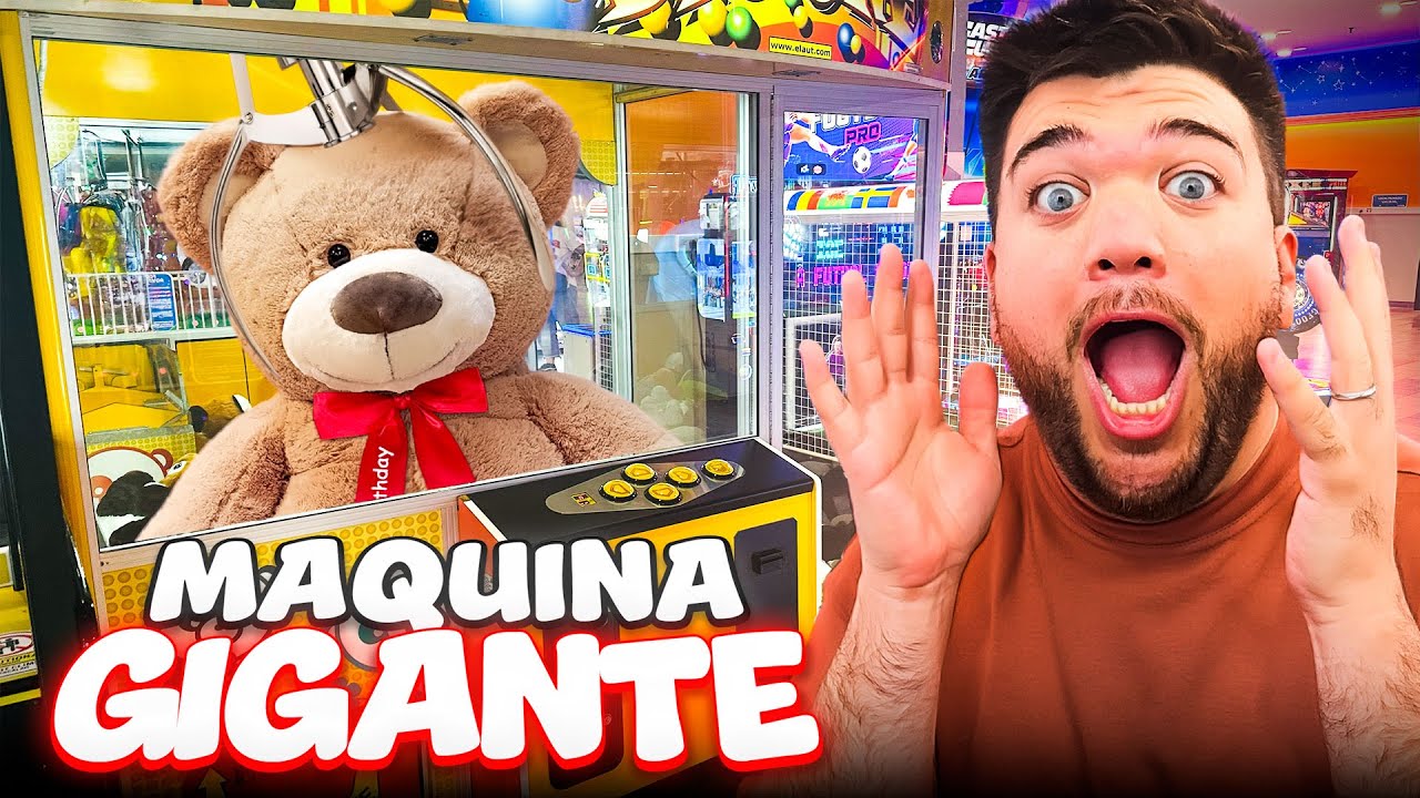 ¡INTENTAMOS SACAR UN PELUCHE GIGANTE en el PLAZA OESTE! 🧸🔥