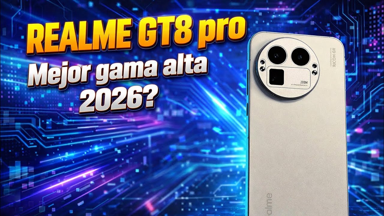 ¡Mira lo que trae el Realme GT8 Pro!