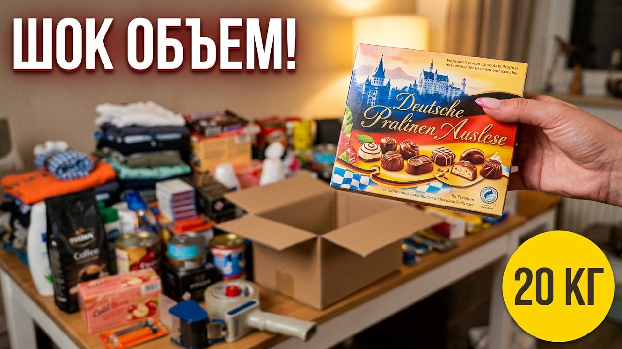 Отправляю посылку брату весом 20 кг