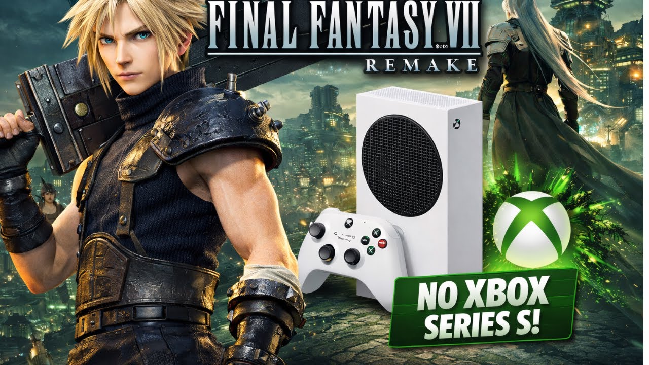 FINAL FANTASY VII REMAKE no Xbox Series S | Primeiras Impressões!