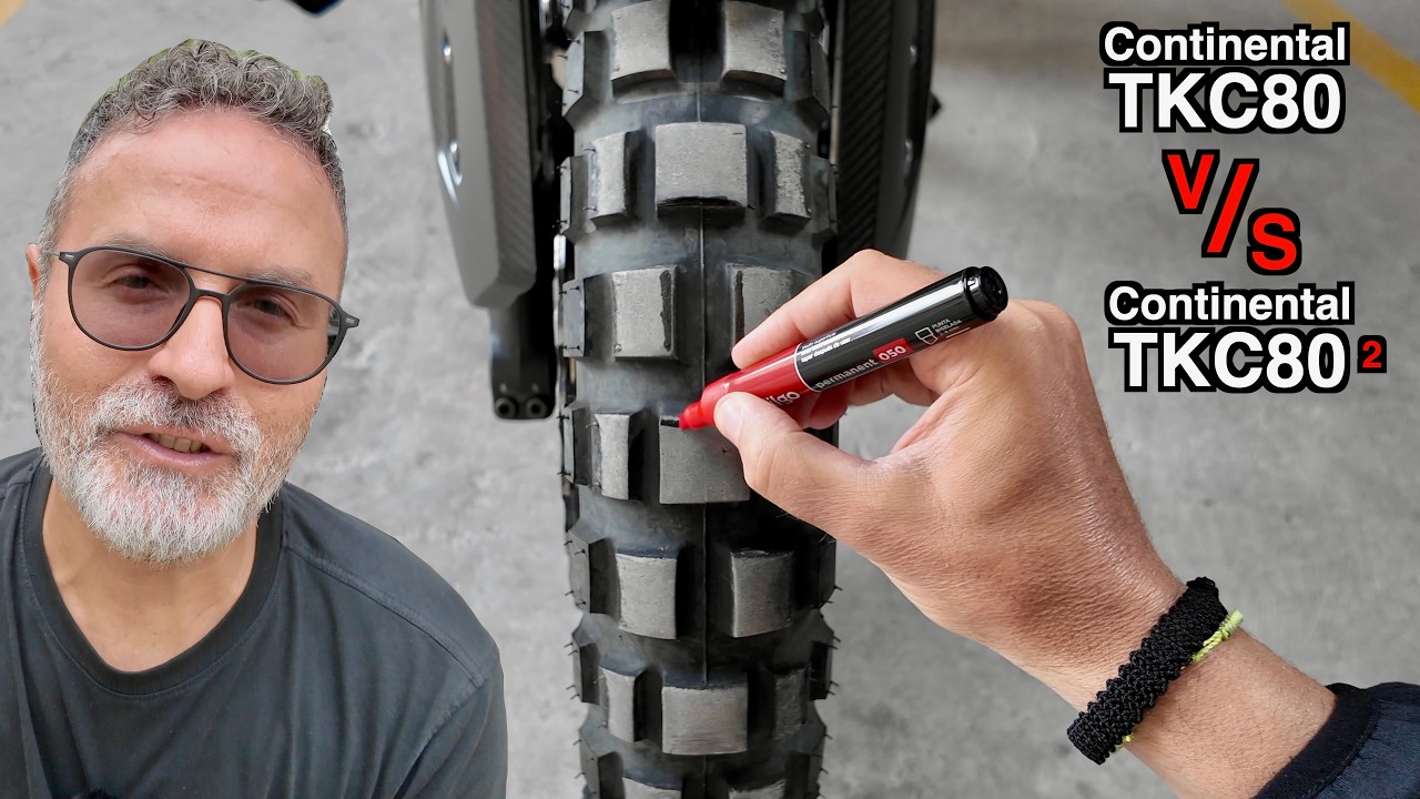 quant'è importante il disegno su una gomma da moto - CONTINENTAL TKC80 di 2° generazione