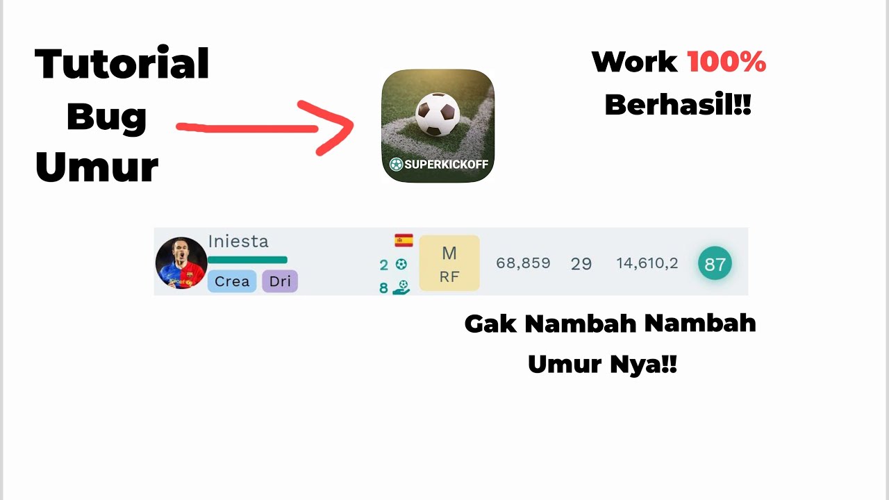 TUTORIAL BUG UMUR DI SUPERKICKOFF!!🔥🔥// GAK NAMBAH NAMBAH UMURNYA😱