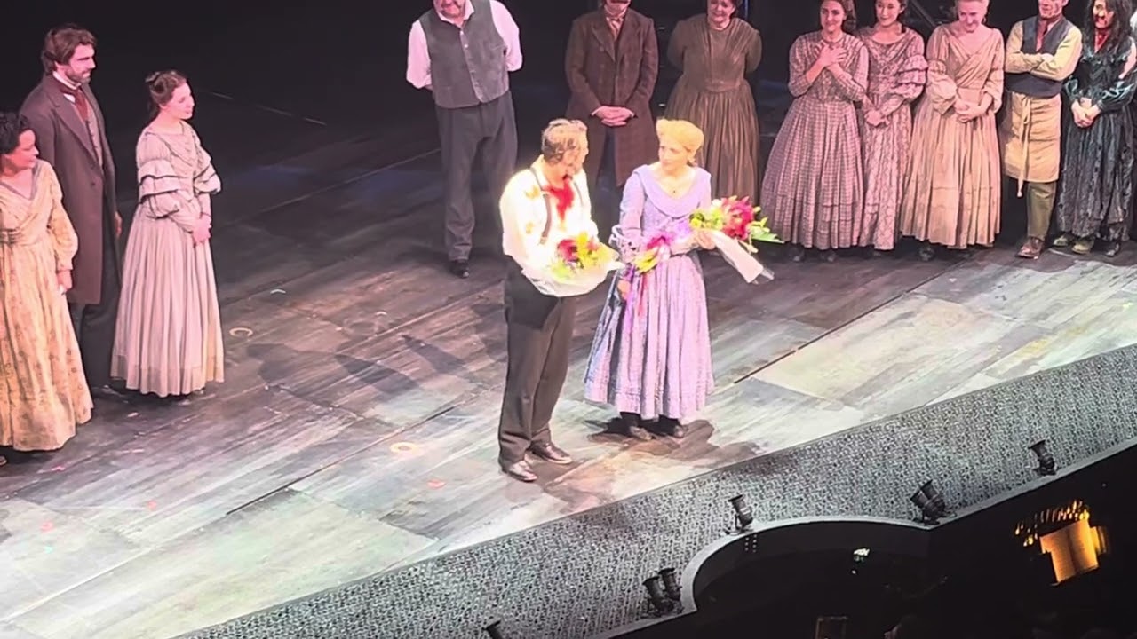 Final Performance Curtain Call & Speech Josh Groban Annaleigh Ashford Sweeney Todd Broadway- 1/14/24