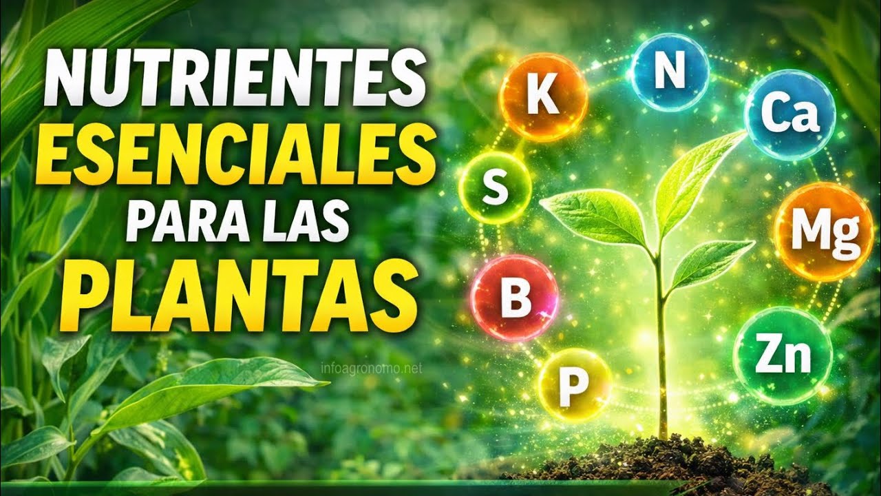 NUTRIENTES ESENCIALES PARA LAS PLANTAS