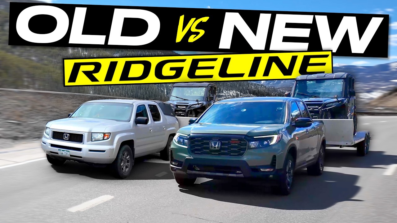 Old vs New Honda Ridgeline vs the World's Toughest Towing Test: 20 Years Makes a HUGE Difference!