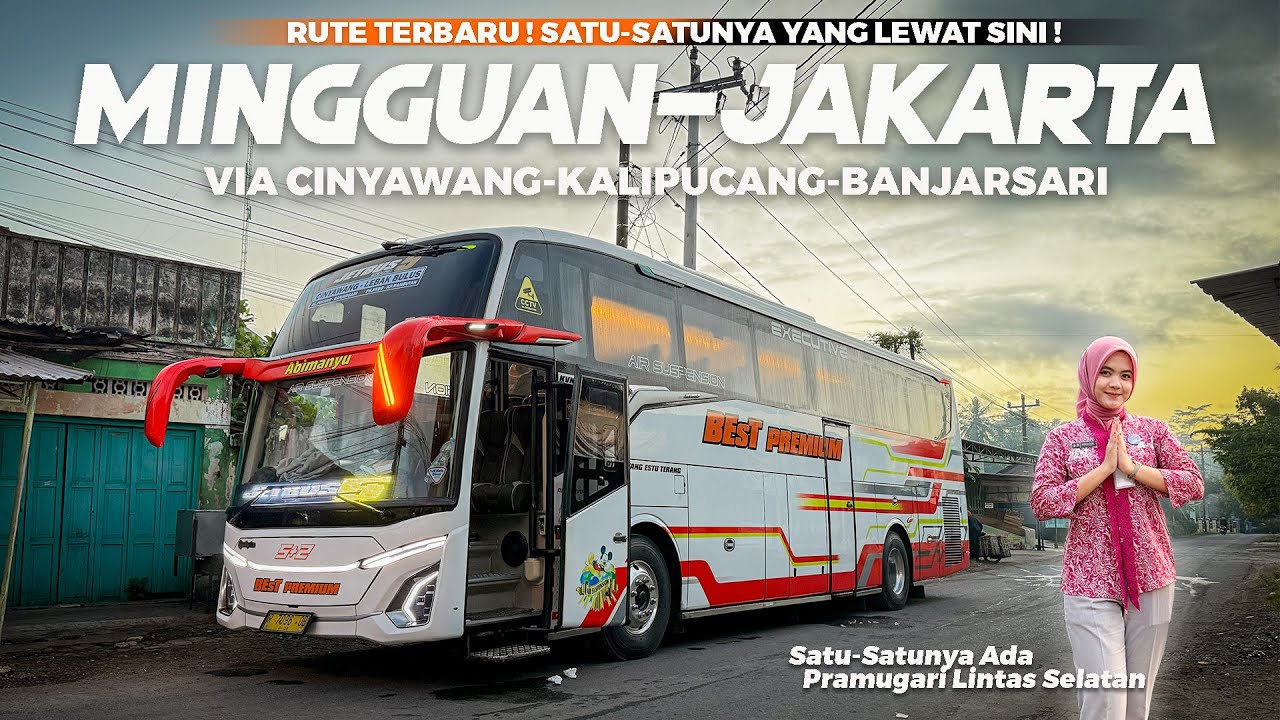 [ RUTE TERBARU JALURNYA SYAHDU ! ] JARANG BUS LEWAT SINI ! - Trip Best Premium Jetbus 5 Cinyawang