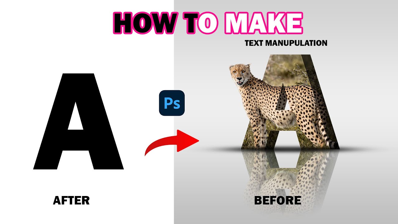 3D text Manipulation in Photoshop | 3D Text effect