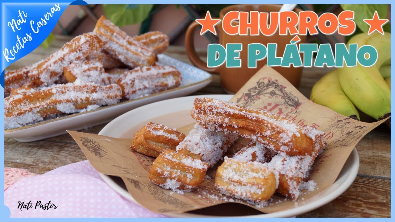 Churros de plátano: ¡El snack perfecto para cualquier ocasión!