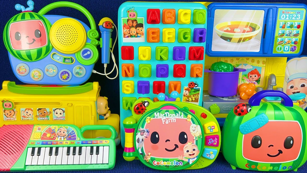 11 Minutes Satisfying with Unboxing Cocomelon Playground Play Set Review Toys | ASMR   