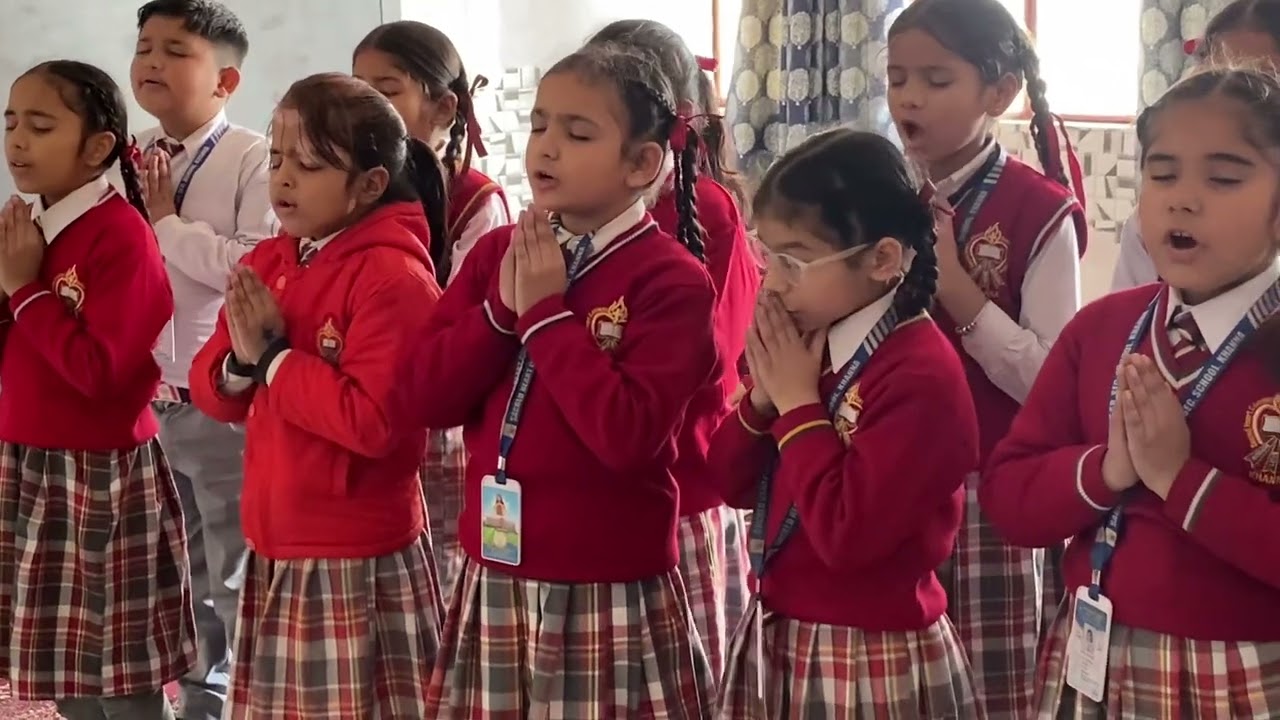 You are with me /sacred heart convent  khanna  / #school #prayers #schoolassembly #music #students