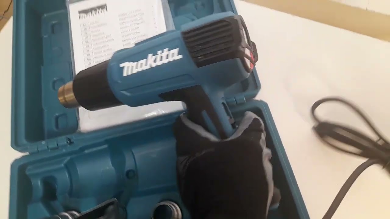 Строительный фен Makita HG6531CK - тест перед отправкой