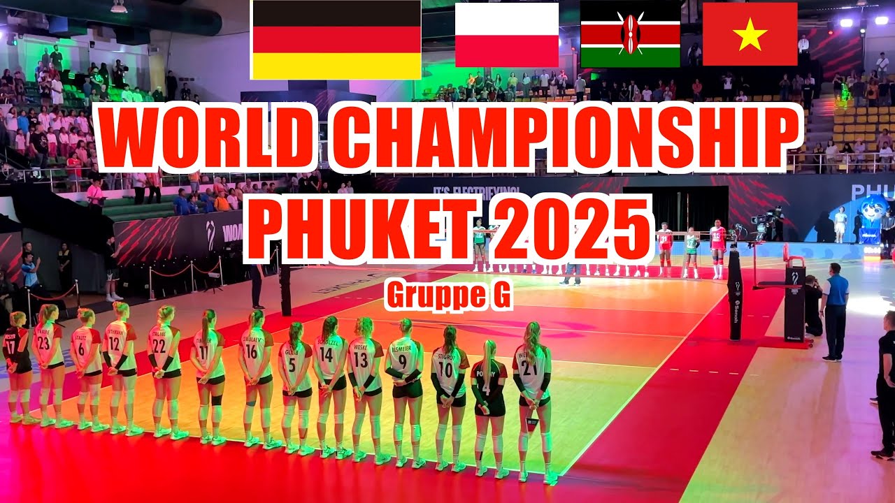 GUTE STIMMUNG bei der Volleyball WM der Damen 🇩🇪 Deutschland Kenia, Polen Vietnam. Wir waren dabei