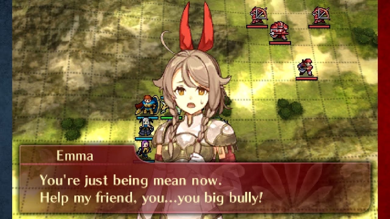 Fire Emblem Echoes: Shadows of Valentia - DLC: Cipher Legends I | Bullying Emma